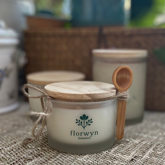 florwyn healing scrubs to soothe irritated skin
